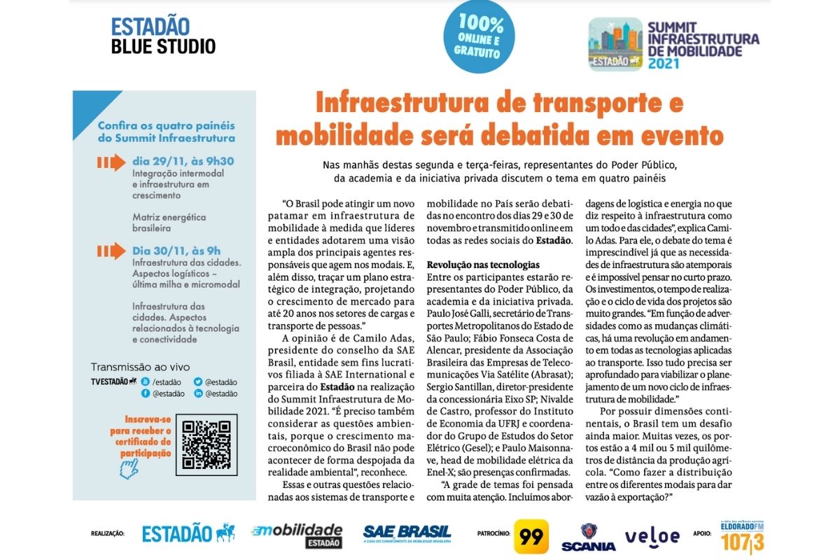 Summit Infraestrutura De Mobilidade Come A Nesta Segunda Mobilidade