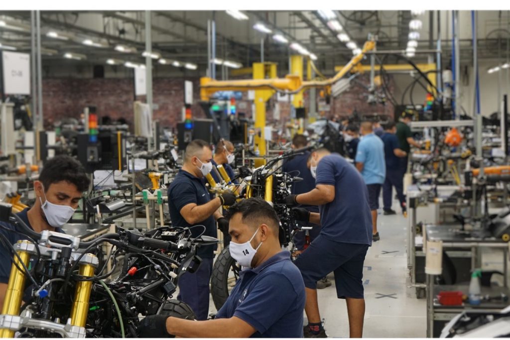 Fábrica da BMW Motos em Manaus