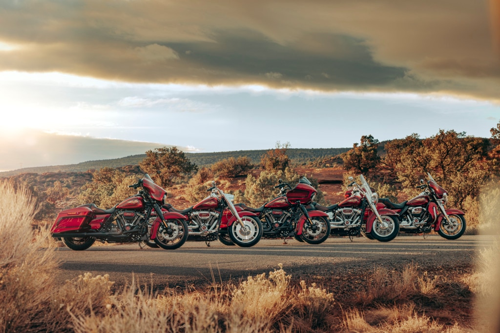 motos comemorativas de 120 anos da Harley