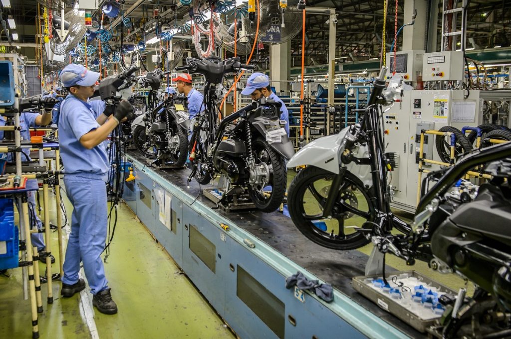 indústria de motos em Manaus